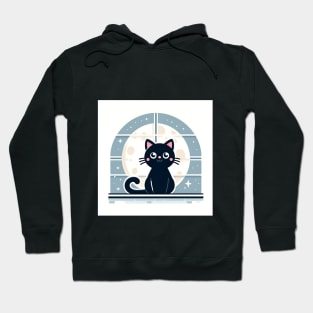 BLACK CAT MOON Hoodie